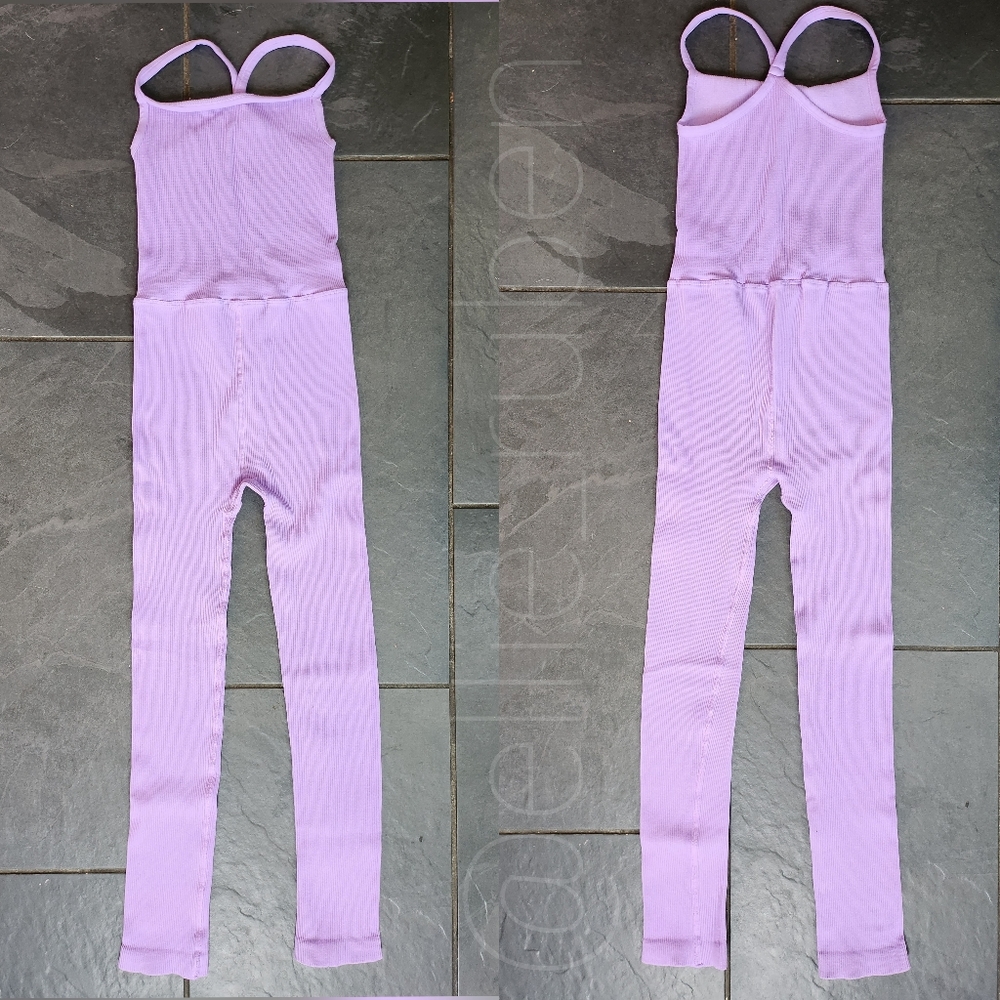 Free People Movement Good Karma Happiness Runs Square-Neck Onesie - M/L